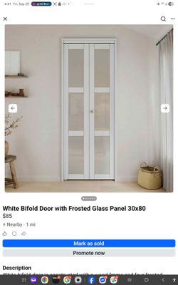 Win Stellar Bi-Fold Barn Door with Mirror