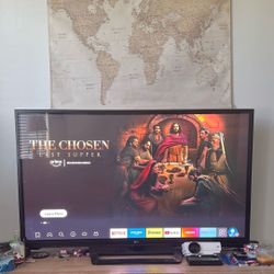 LG Plasma TV 60’  w/ Firestick TV & Remote