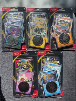 Pokemon Pitch Black Blister Lot - Gengar, Luxray, Slowpoke