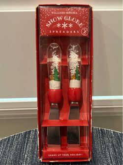 Vintage Williams Sonoma Snow Globe Spreaders