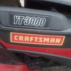 YT 3000 Craftsman Riding Mower