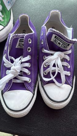 Converse shoes purple 7.5