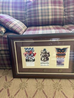 Flyers Inaugural Events/ Ticket Stubs And Coins