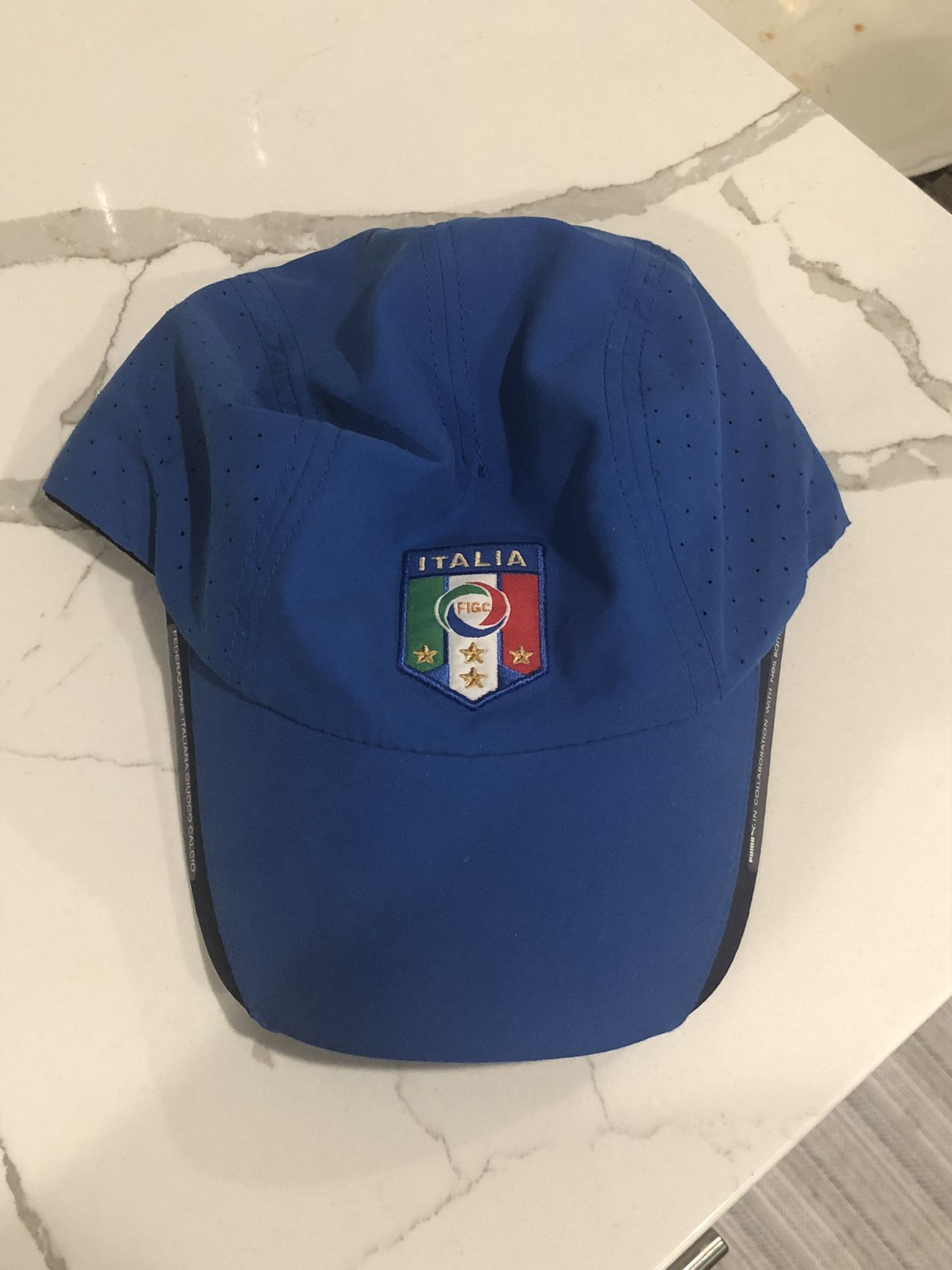 Vintage Puma Italia FIGC Soccer Visor Cap