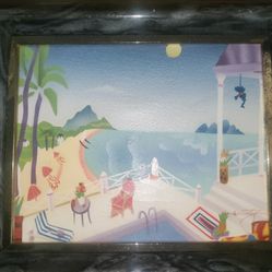 Home Decor: Thomas McKnight Oil Painting 