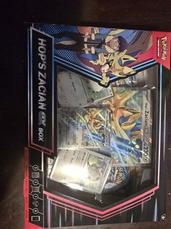Hop's Zacian EX Box Pokemon TCG