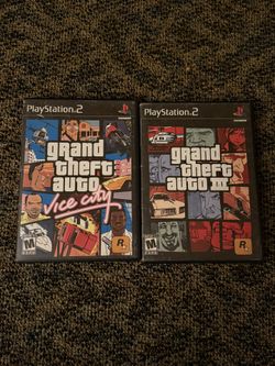 Grand Theft Auto 3 And Vice City PlayStation 2 