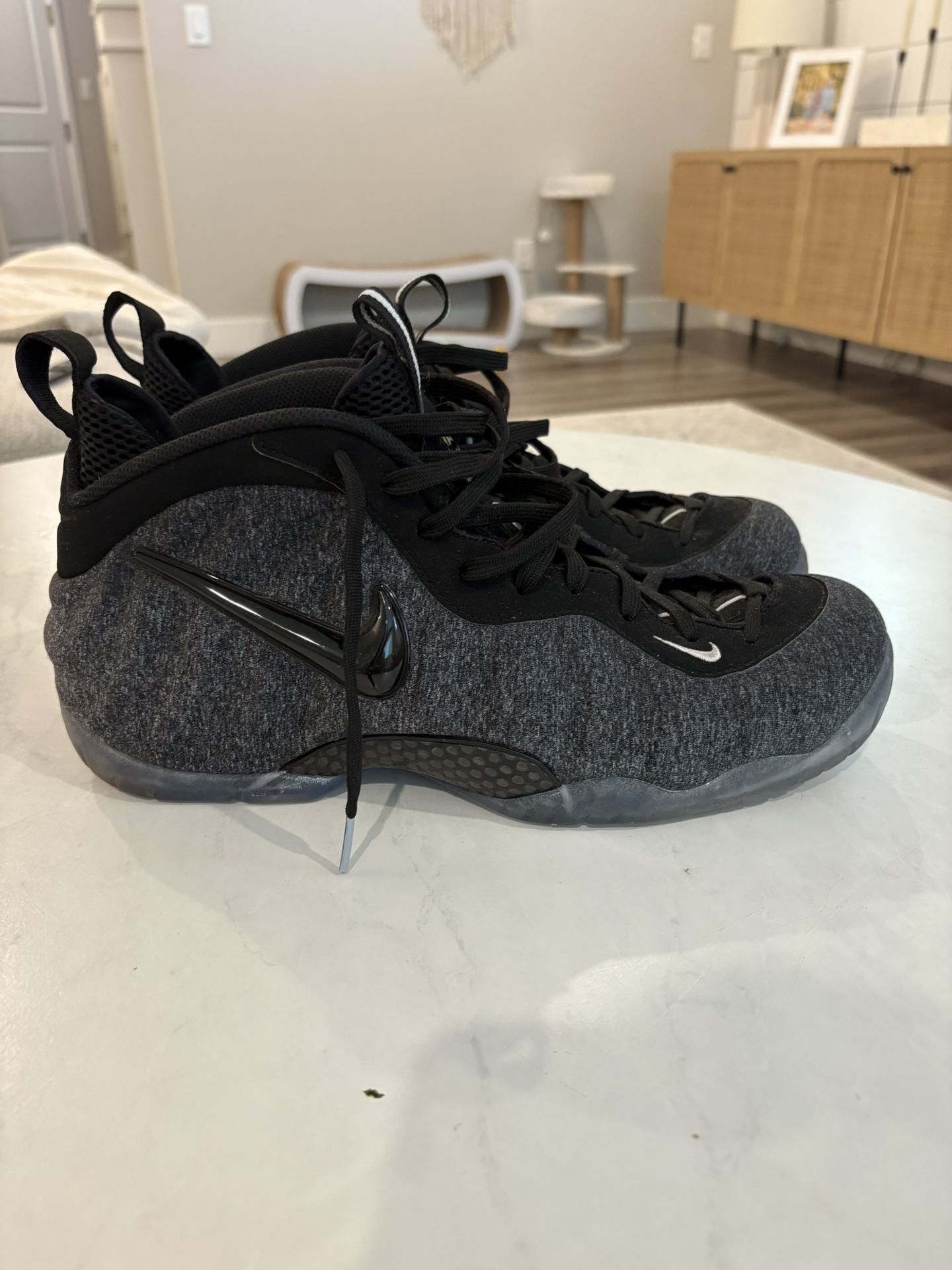 Nike Foamposite Shoes Wool Fleece Size 13 Mens