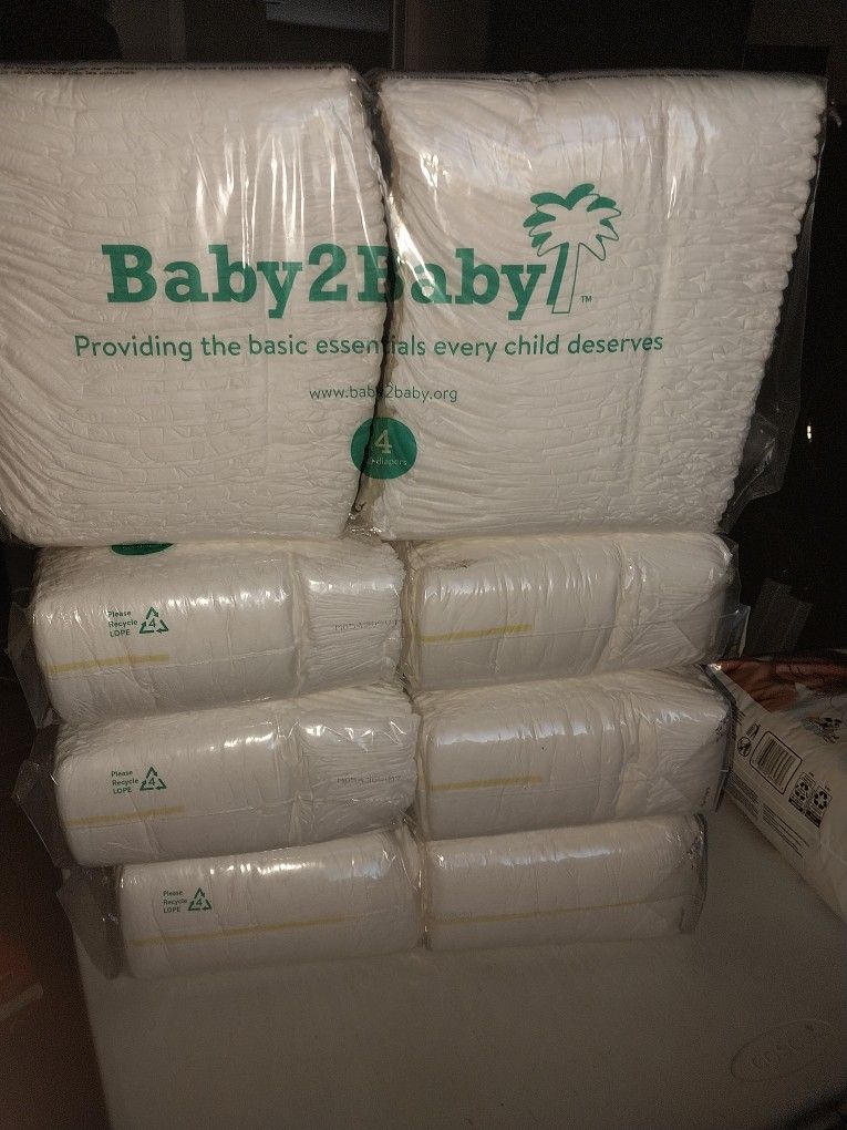 BABY2BABY SIZE 4 $10 EACH OR 4 PACKS FOR $35