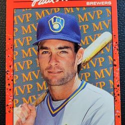 1990 Donruss MVP Series Card #BC-15 Paul Molitor. Card Is In Excellent Condition.