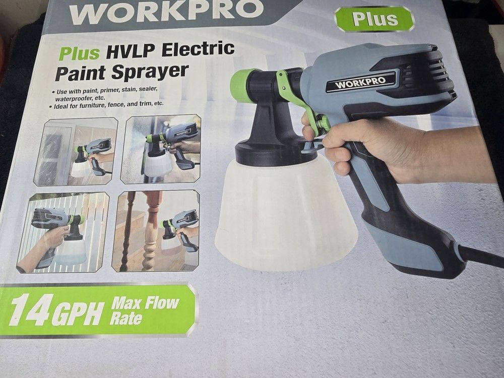 WORKPRO Plus 14GPH Electric Paint Sprayer 120 Volt