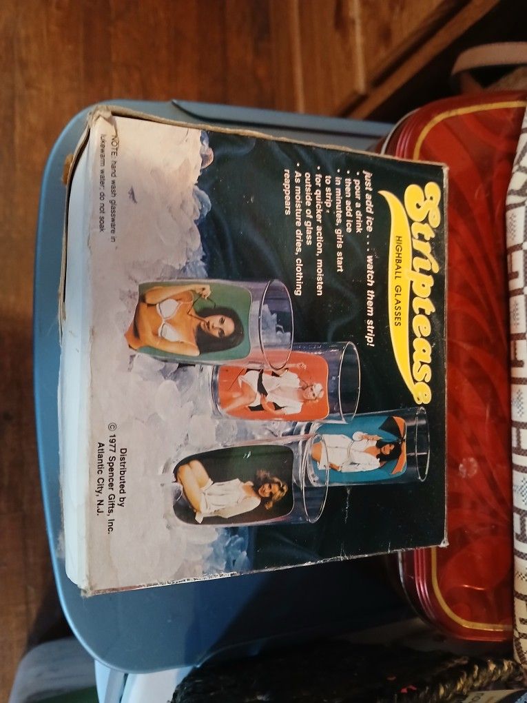 Striptease Drinking Glasses