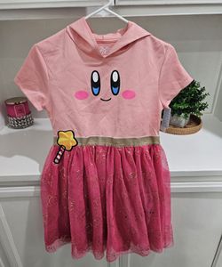 Kirby Hooded Cosplay Dress