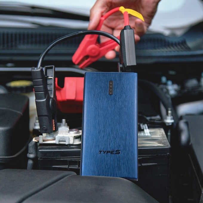Type S Lithium Jump Starter Portable Power Bank with LED Flashlight for Sale in Richardson, TX