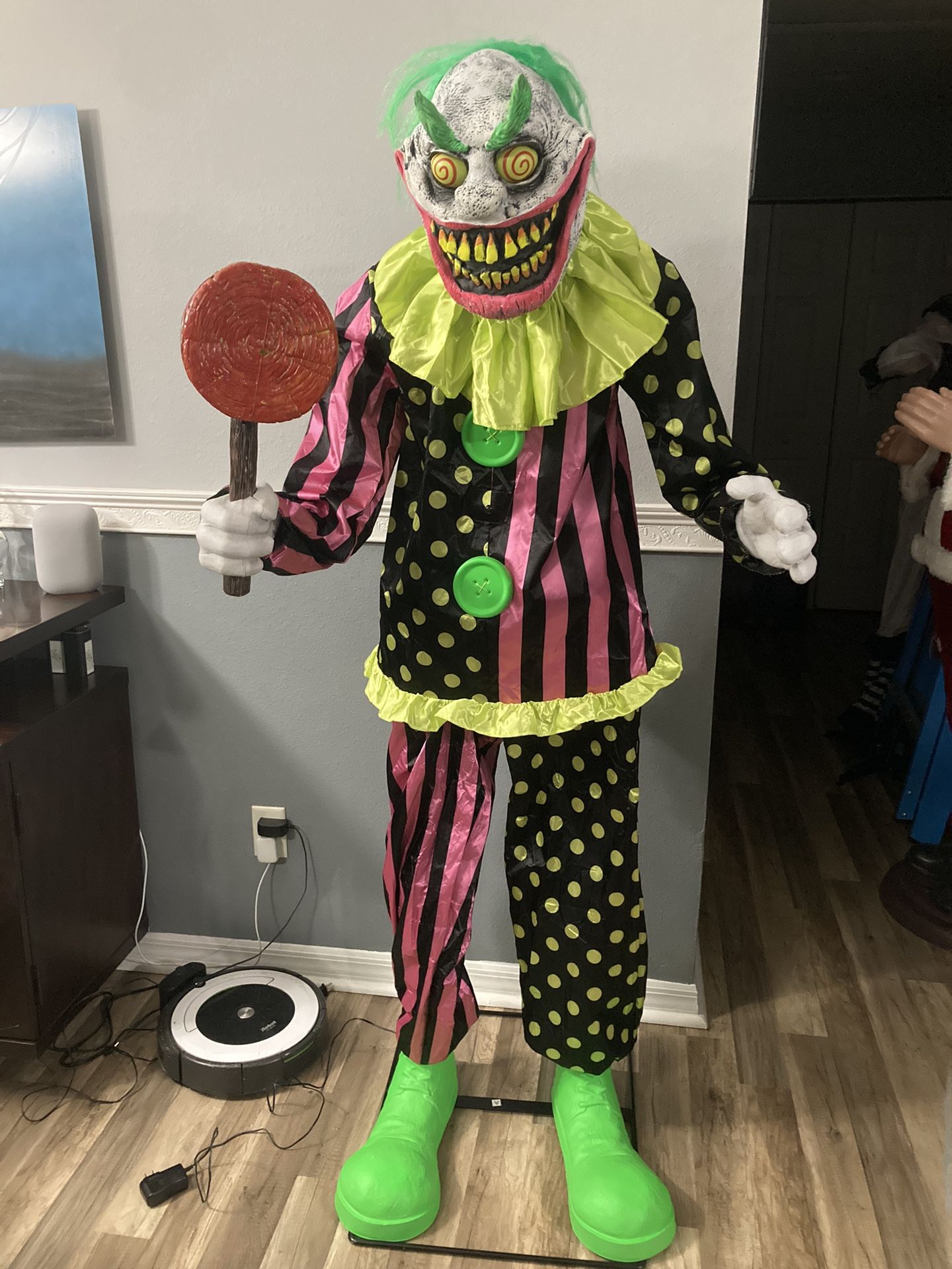 Spirit Halloween Wacky Mole Clown Animatronics Prop Decoration