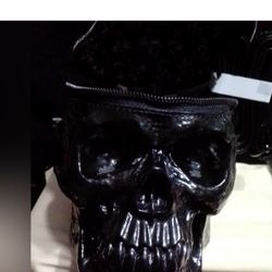 Original Brand New Unisex, Biker Bag, 3-D Skull head 