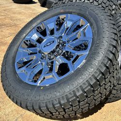 4x NEW GMC Sierra 2500HD Chevy Denali Ultimate AT4 22"  OE STYLE NEW Advanta AT 35x12.50R22LT  SENSORS