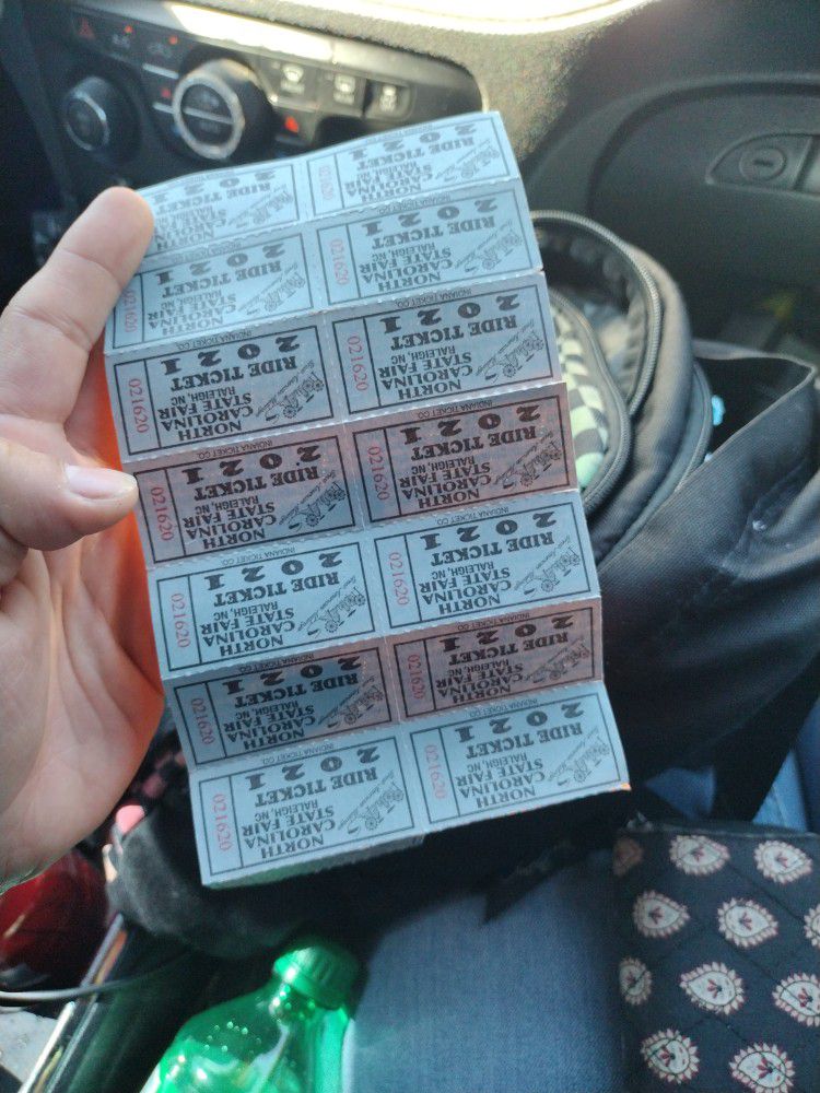 16 Ride tickets For 10