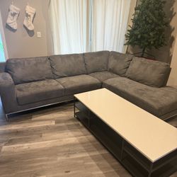 Grey Kasala Corner Couch 