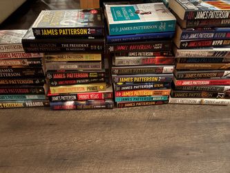 Large Lot of James Patterson Books