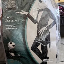 Halloween Costume Jack Skeleton