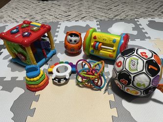 Toys For Kids: Ball, Mirror And Musical Cube