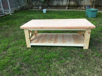 100% hand crafted Coffee table
