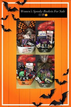 Women's Halloween Spooky Basket