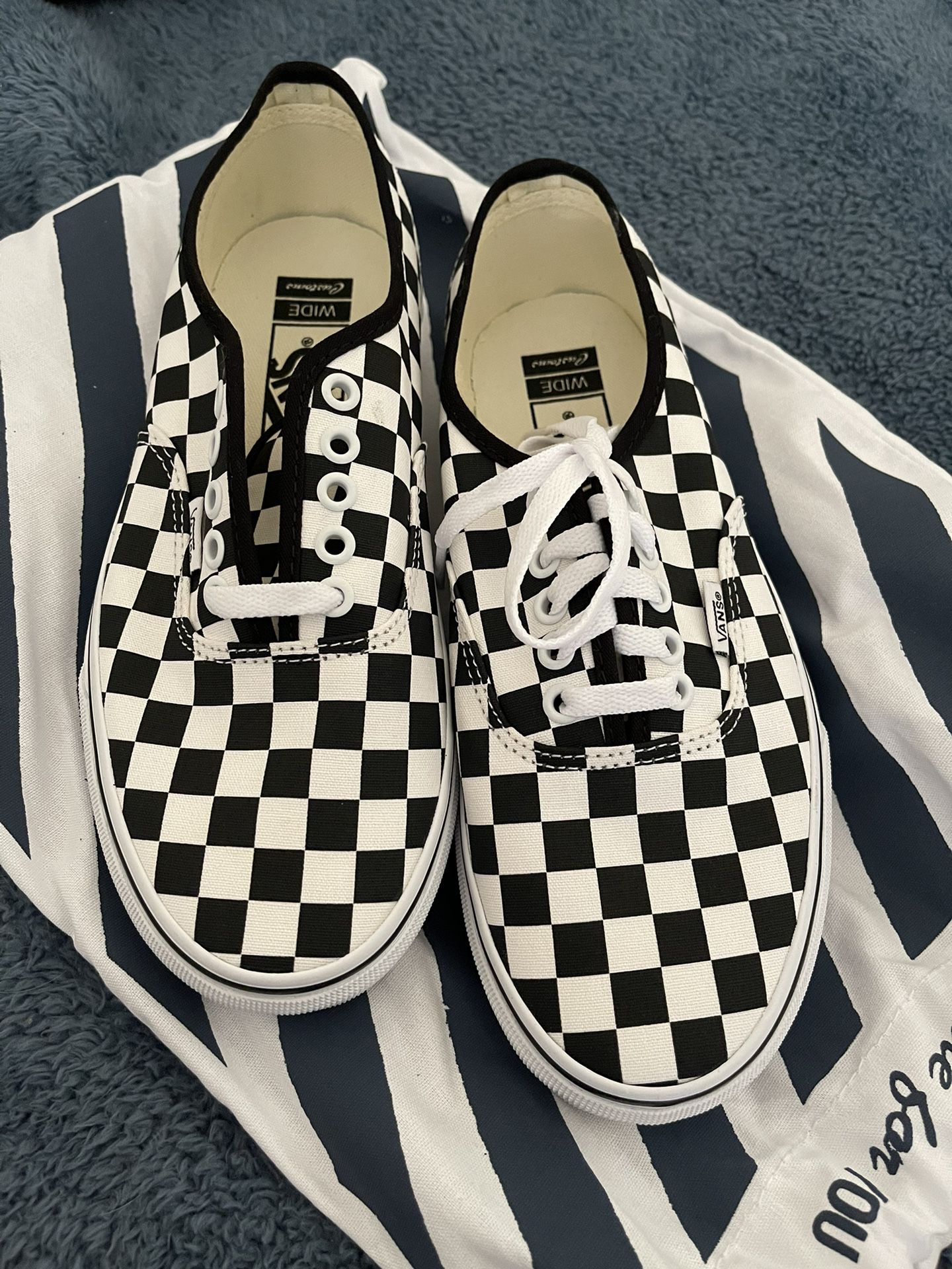 Custom Checkered Vans Shoes