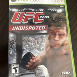 UFC 2009 Undisputed Game Xbox 360 