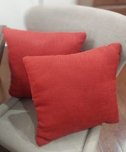 Bright Orange Throw Pillows