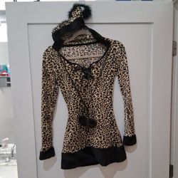 Ladies Ex Sm Leopard Costume