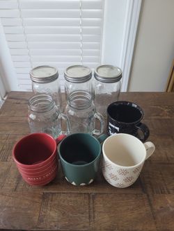 32oz mason jar, drinking mason jar amd mug cups