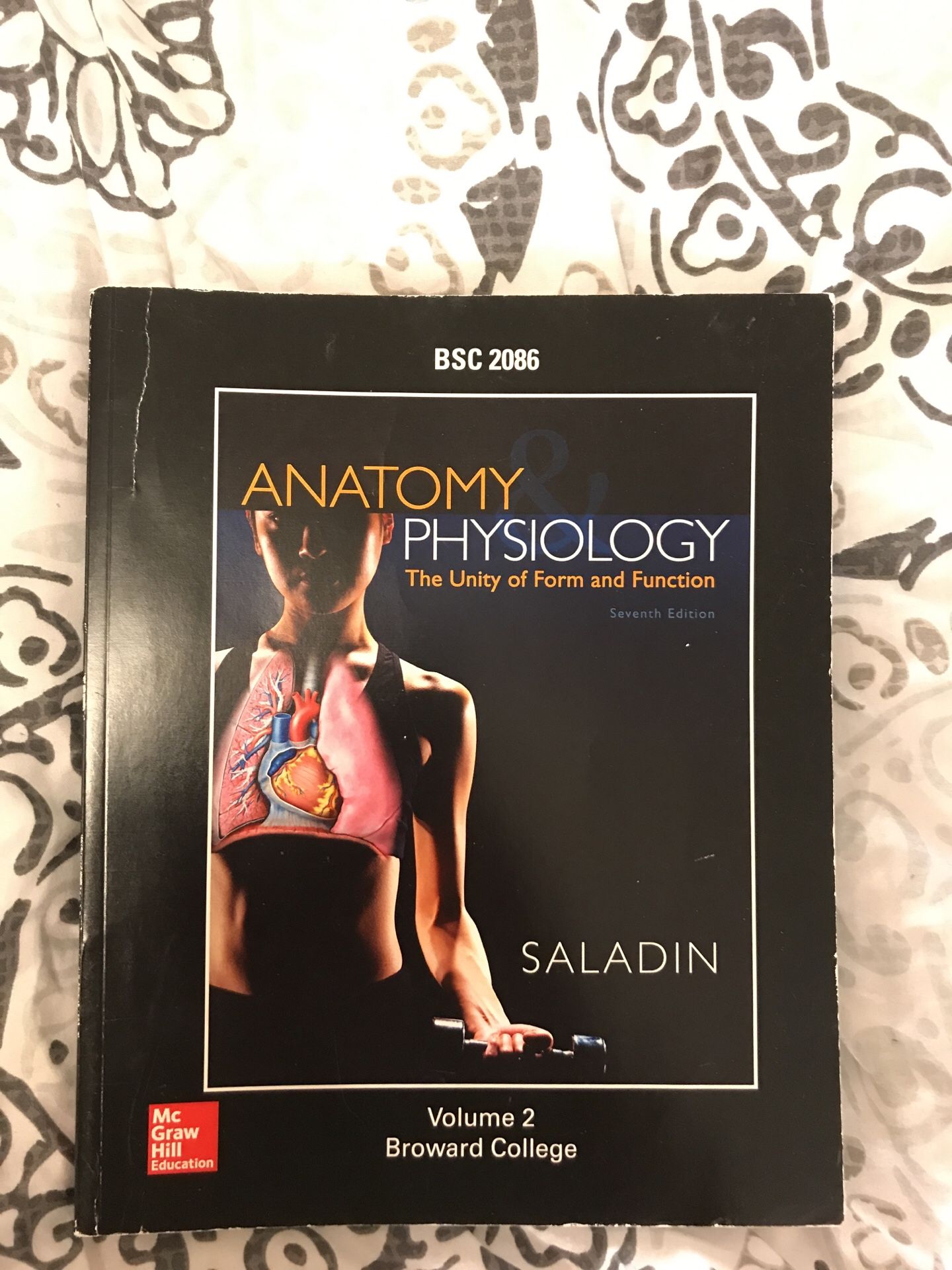 Anatomy & Physiology Book BSC2086 with connect