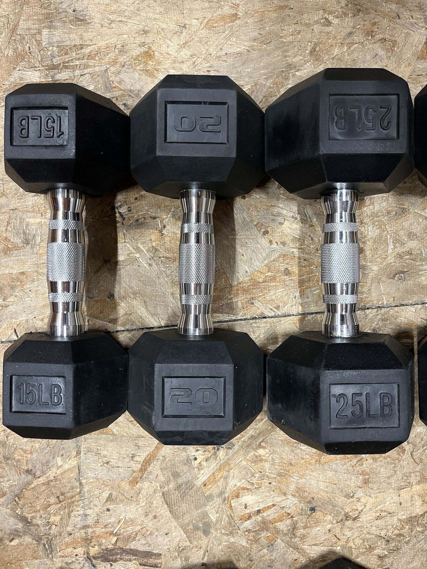 Hex Dumbbell Set $600 For 400lbs
