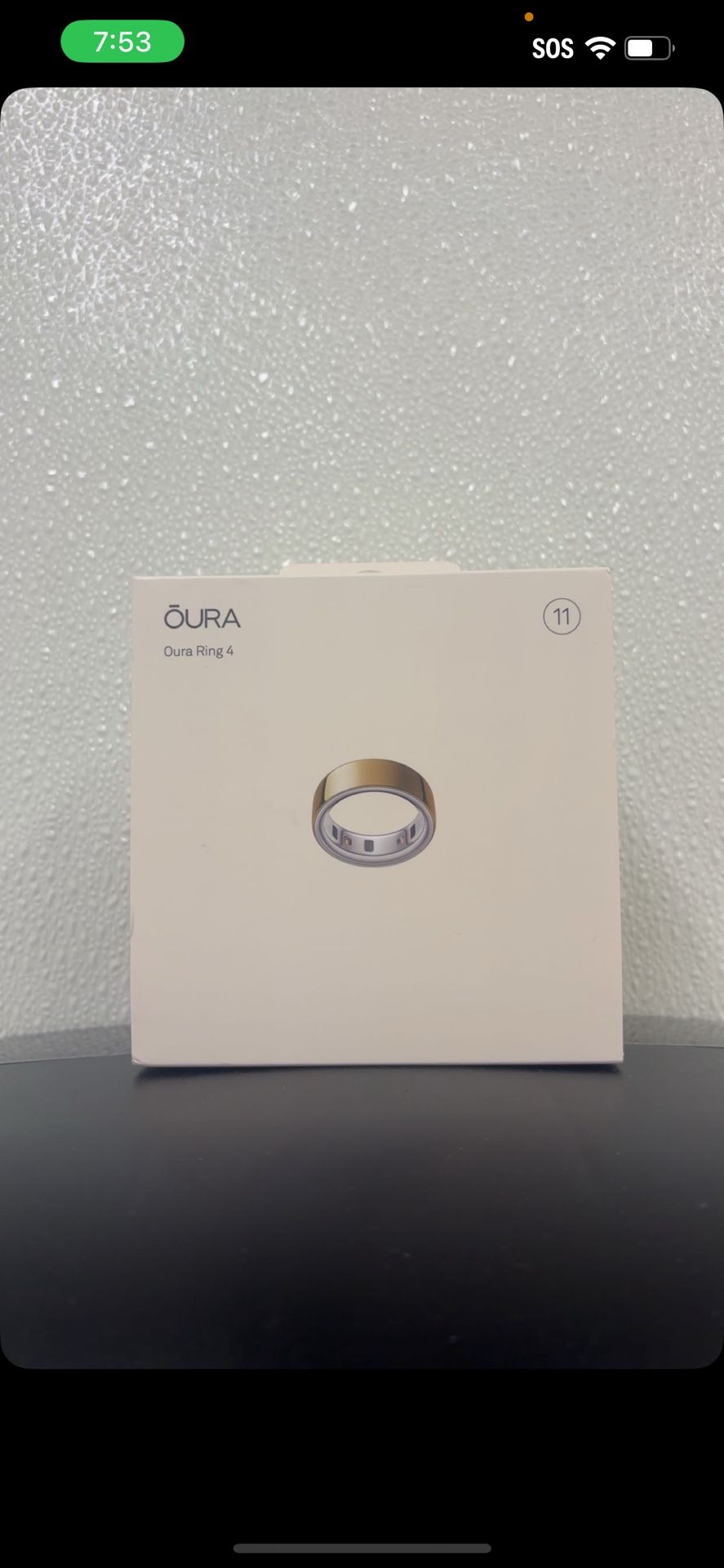 Oura Ring Gen 4, Gold Size 11