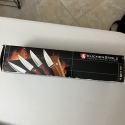 GENUINE NEW GERMAN KNIFE SET/ PRECISION CRAFTED CUTLERY/ 8 KNIVES/ WAS $49/ NOW $20