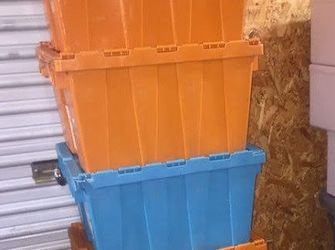 Storage Crate Bins moving Totes