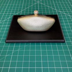 Gold Hand Bag With Straps