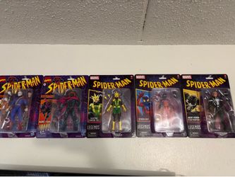 Marvel Legends Spider-Man figures lot