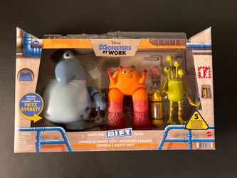 Disney Mattel Monsters at Work Meet the MIFT Team Fritz Val Little Duncan NEW