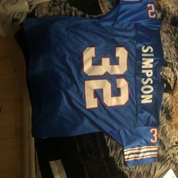 O.j. Simpson Buffalo Bills 1973 Jersey Authentic Throw Back Michell & Ness