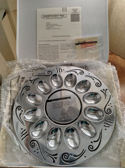 Lenox Spyro Deviled Egg Server NIB