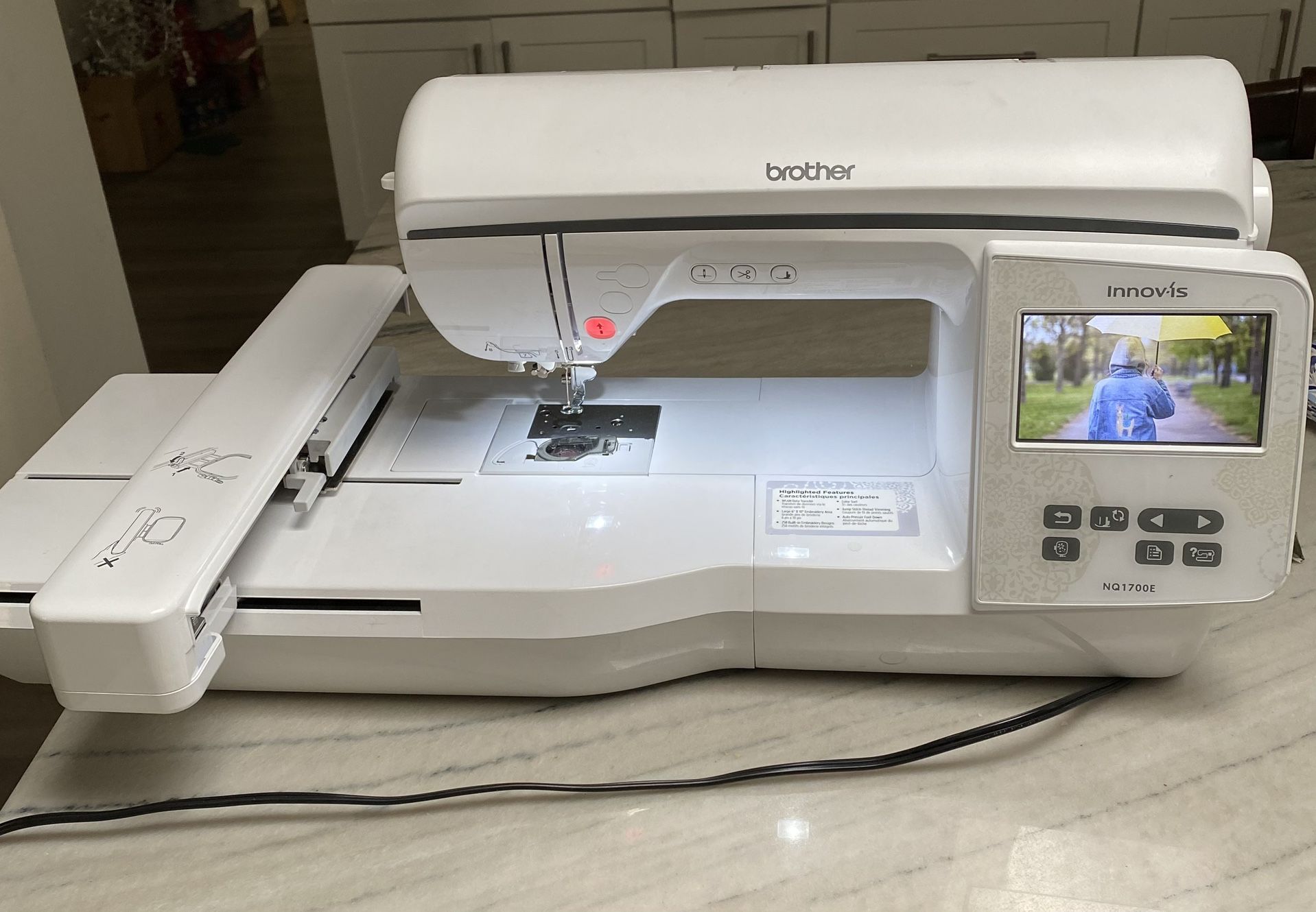 Brother embroidery machine model NQ 1700 E