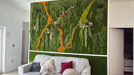 Artificial wall designs whole wall piece