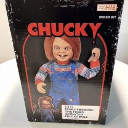 -NEW- 3.5 Ft Animatronic CHUCKY DOLL Halloween Home Depot Exclusive 