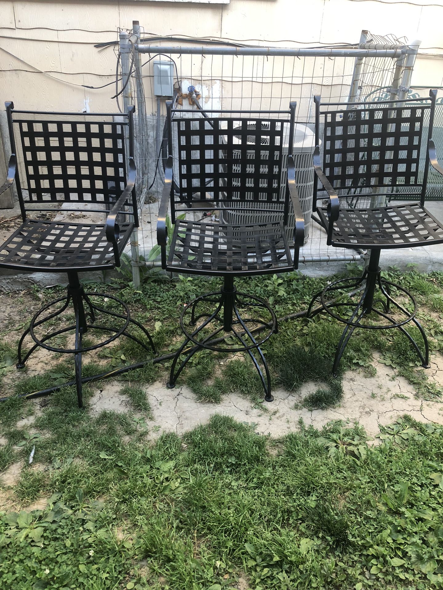 3 Heavy Metal Chairs $150 For All