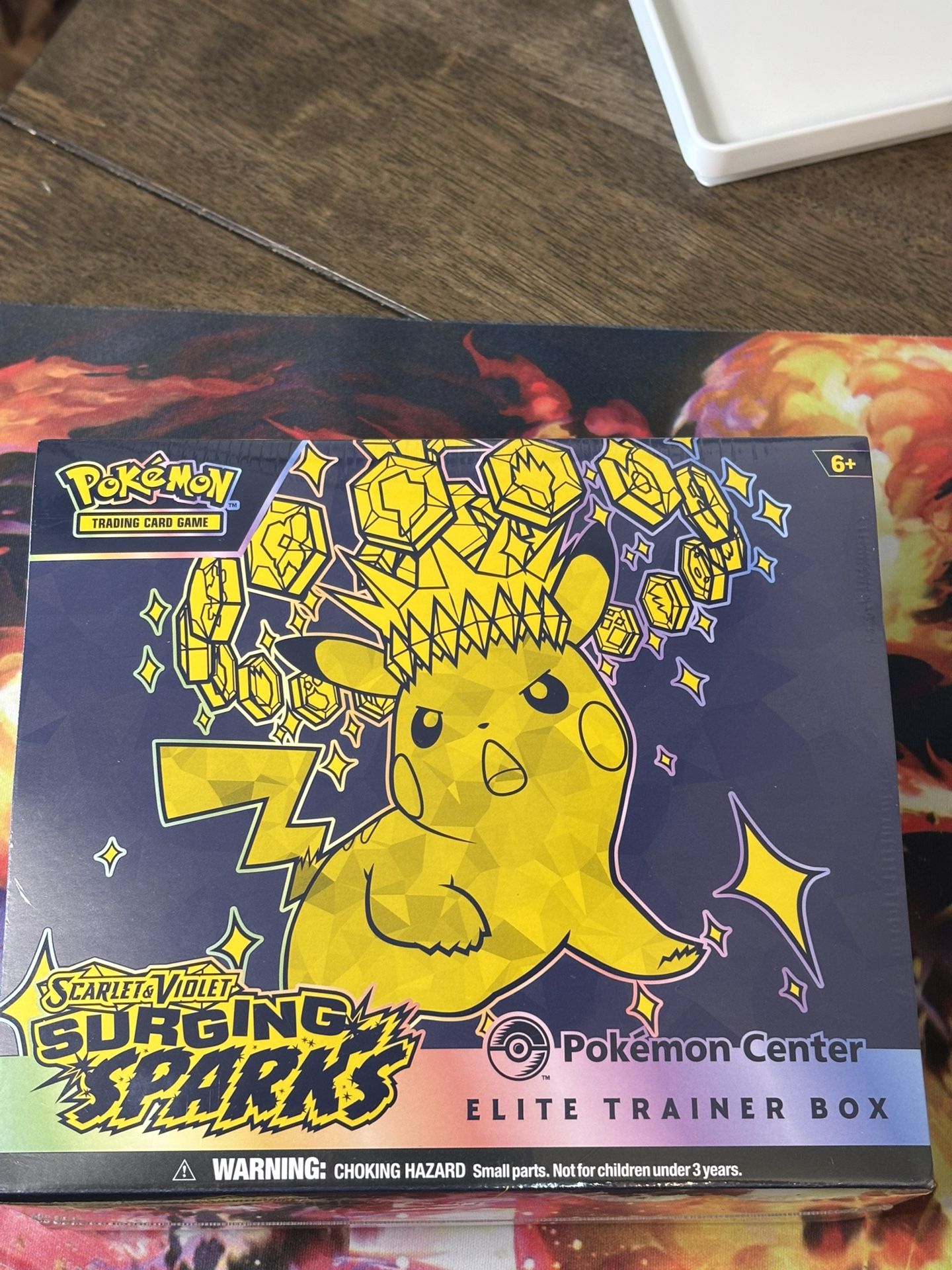 Sealed Pokemon Center Exclusive Elite Trainer Box Surging Sparks