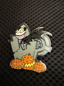 Disney Nightmare Before Christmas Tombstones and Pumpkins Pin