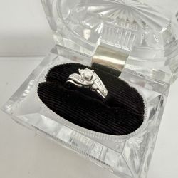 14k Diamond Wedding Ring Set